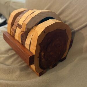 Wooden Coaster Set